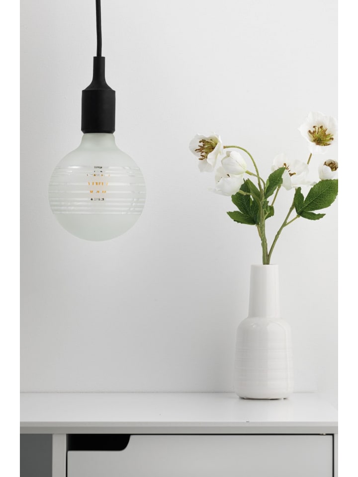 paulmann LED G125 Ringspiegel Weiß matt liniert E27 F günstig kaufen onesize