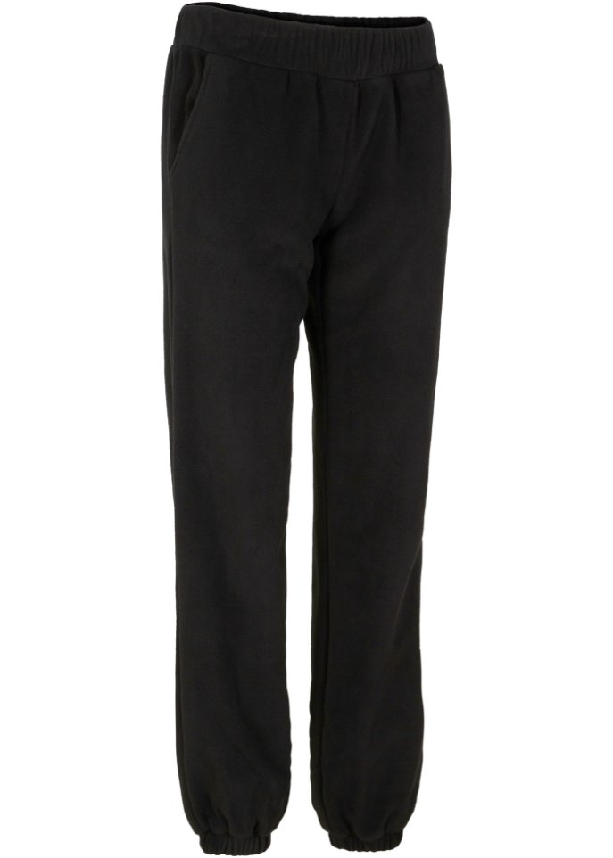 Fleece-Jogginghose, weit geschnitten