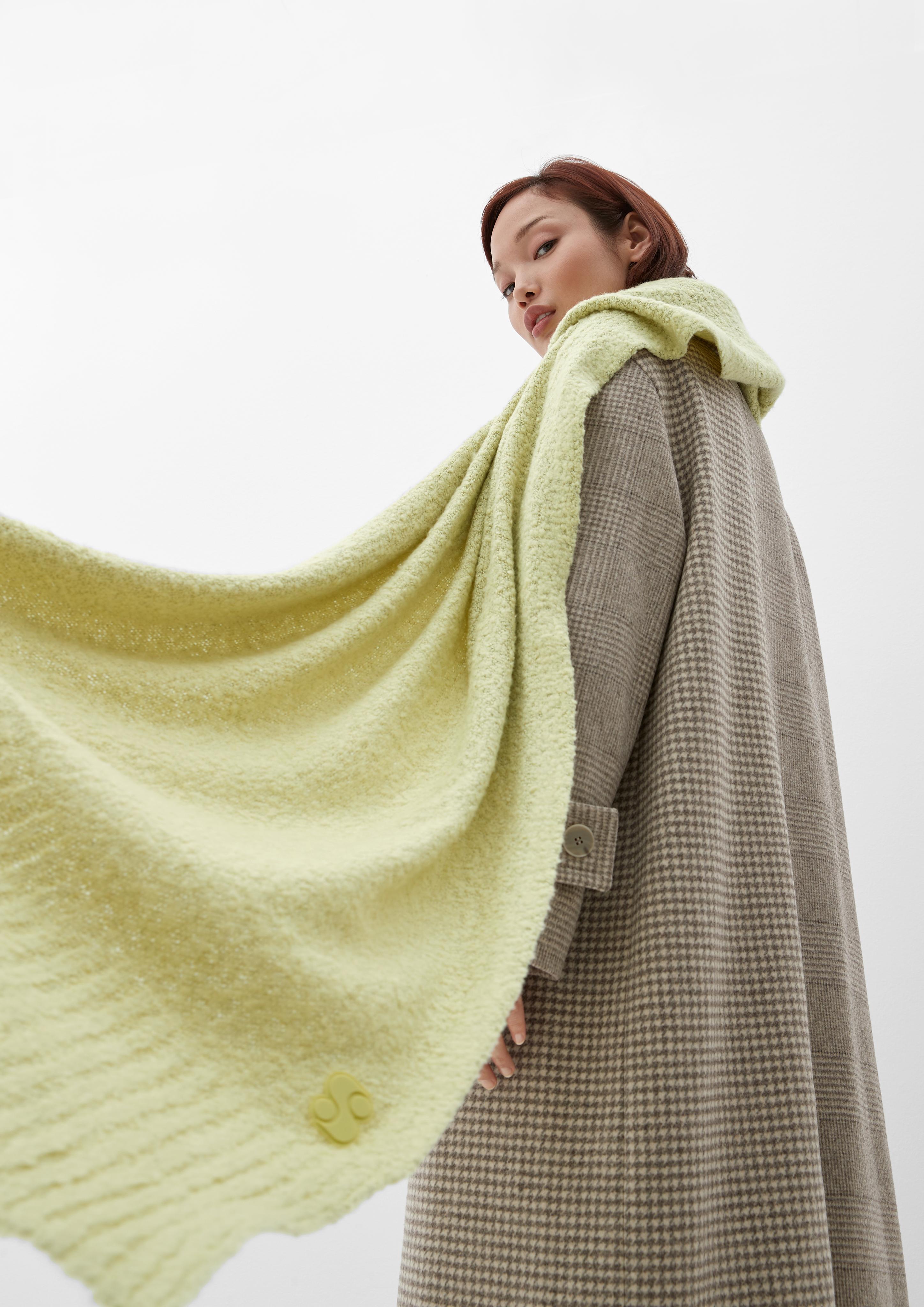 Strickschal aus Baumwollmix  2120565-70X2
