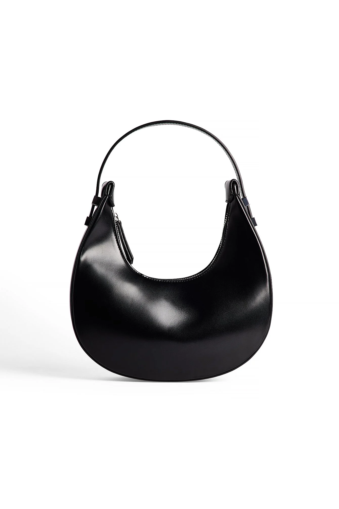 Glänzende abgerundete Tasche