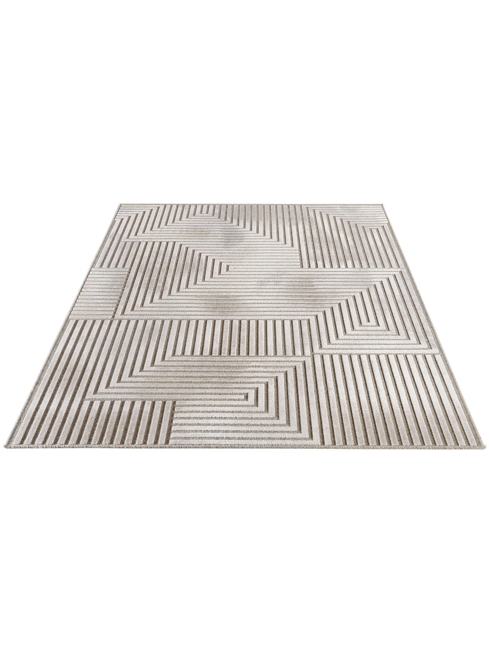 Clifton Moderner Teppich, Creme
