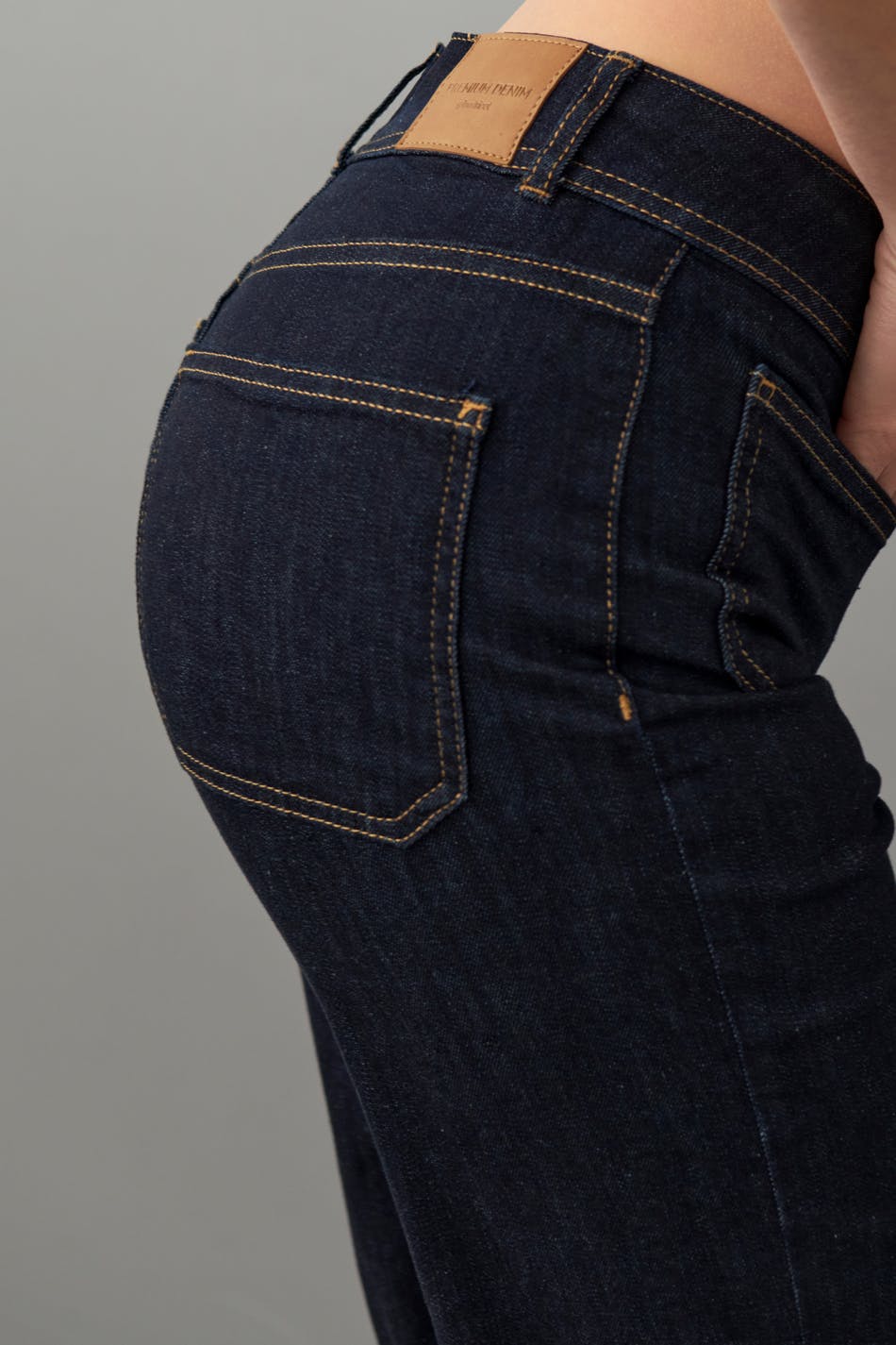Marine flare jeans