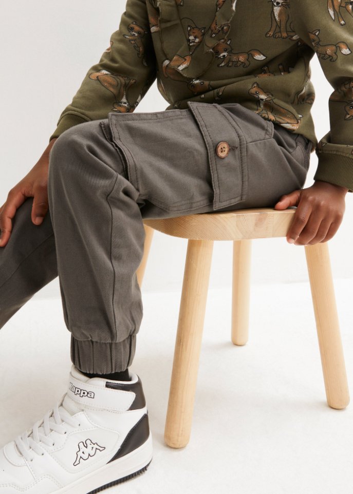 Kinder Cargohose mit Bio Baumwolle