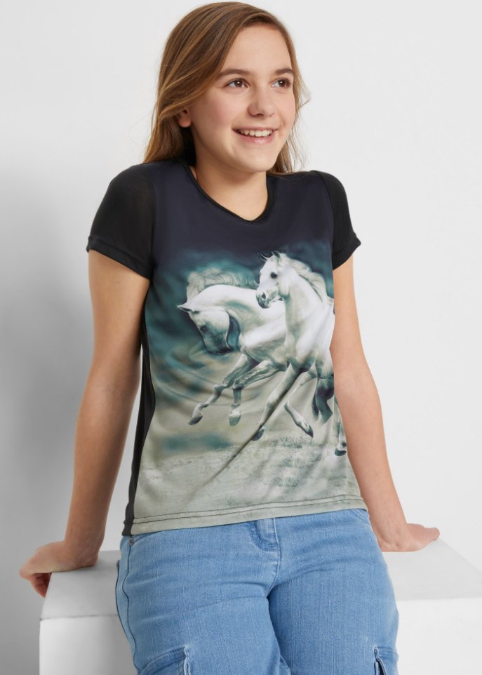 Mädchen T-Shirt mit Fotodruck