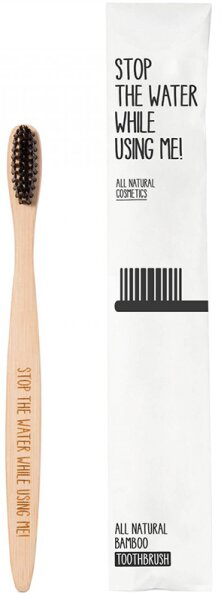 STOP THE WATER WHILE USING ME! Bamboo Toothbrush Zahnbürste
