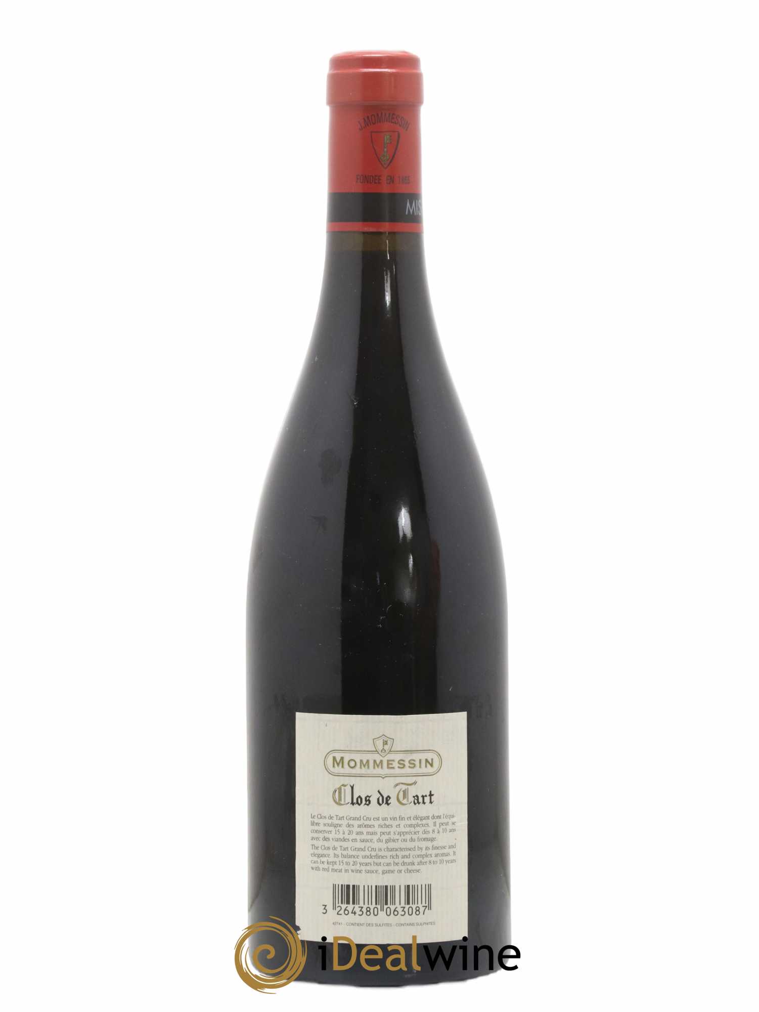 Clos de Tart Grand Cru Mommessin  2003 - Lot de 1 Bouteille