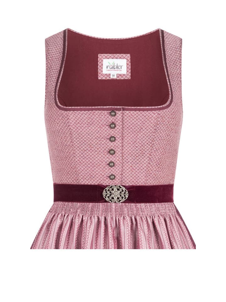 Nübler Midi Dirndl Lohe in Beere günstig kaufen