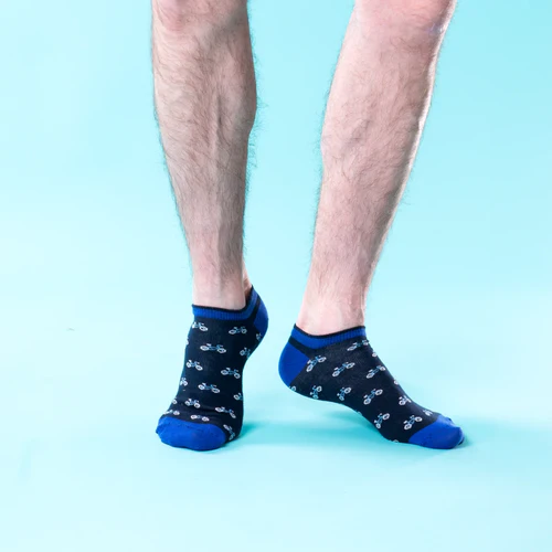 Philippe & Jenna - Navy blue socks