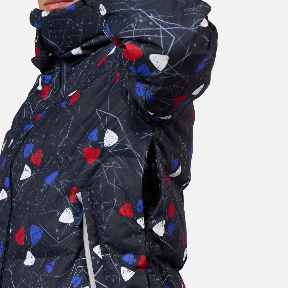 Damen-Daunenskijacke mit Print Ventina