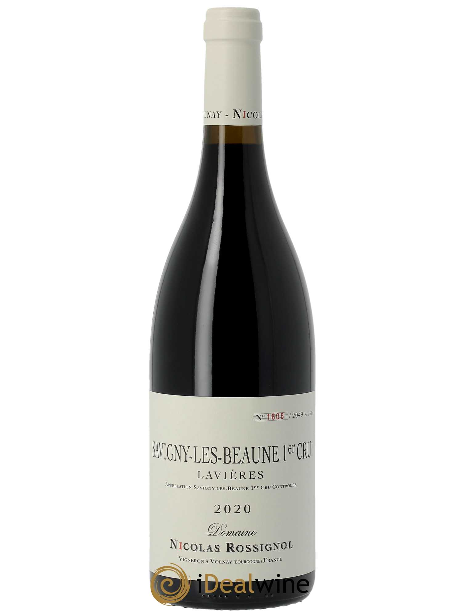 Savigny-lès-Beaune 1er Cru Lavières Nicolas Rossignol  2020 - Lot de 1 Bouteille