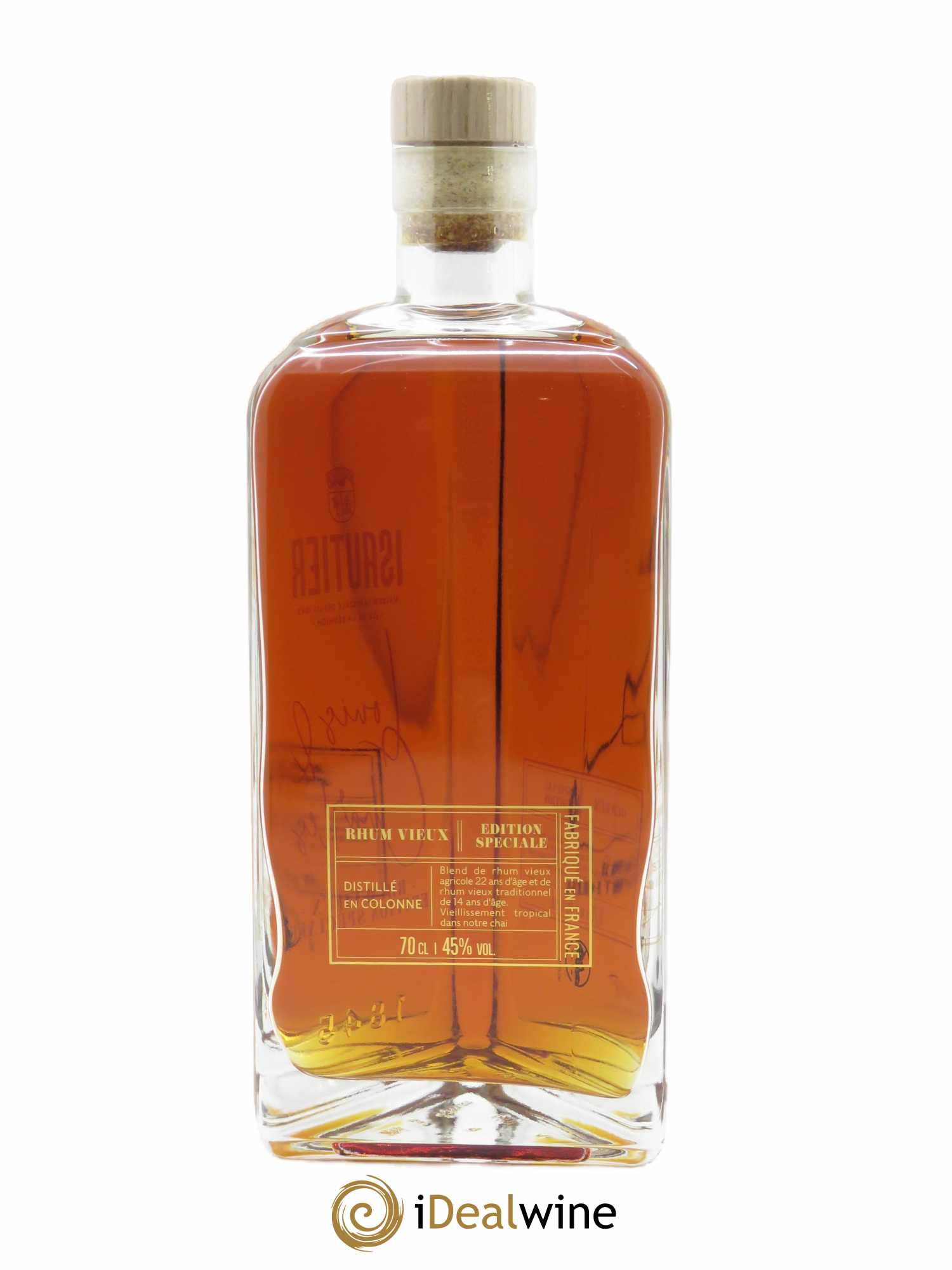 Isautier Louis & Charles Rhum Vieux (70cl)  - Lot de 1 Bouteille