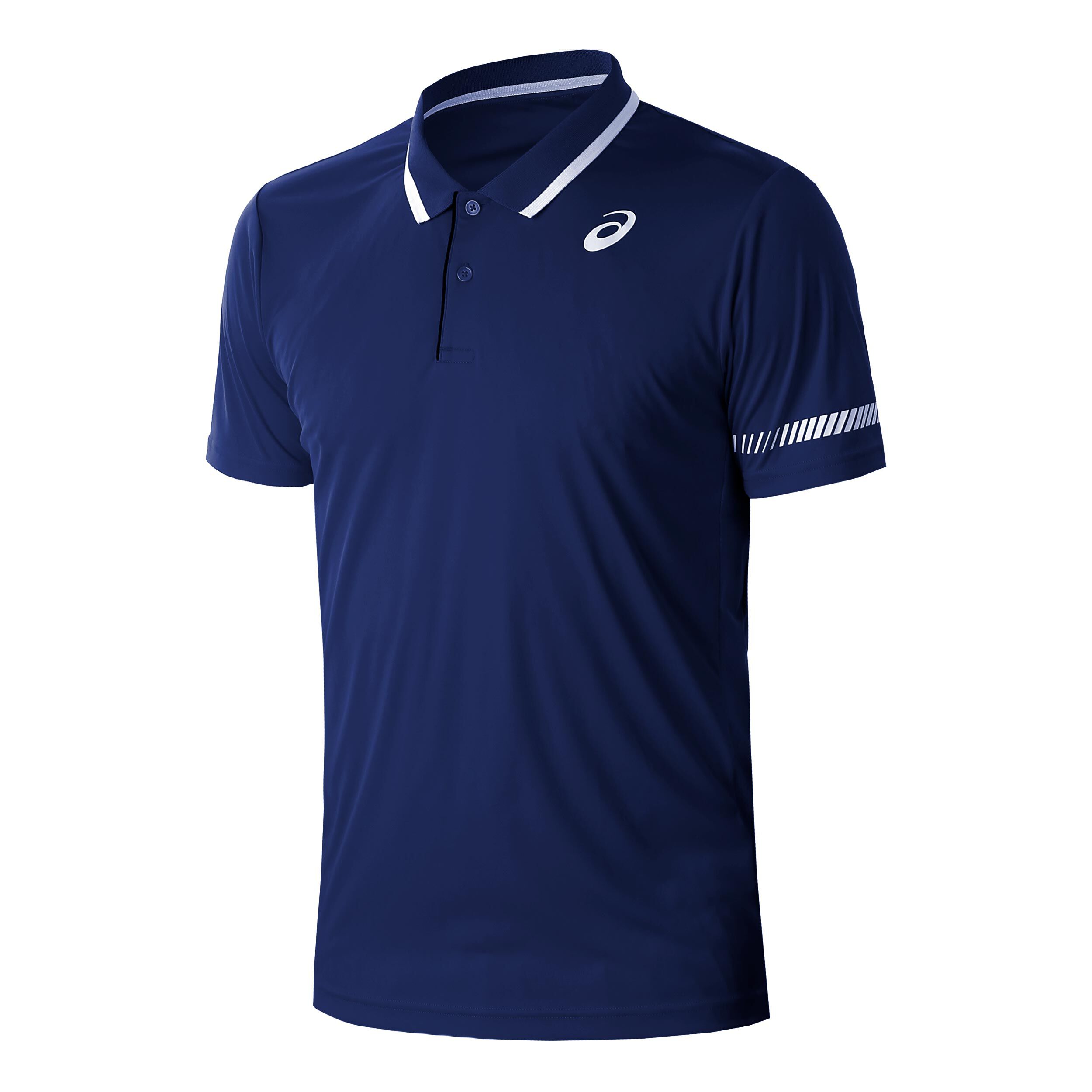Polo Herren - Dunkelblau, Weiß