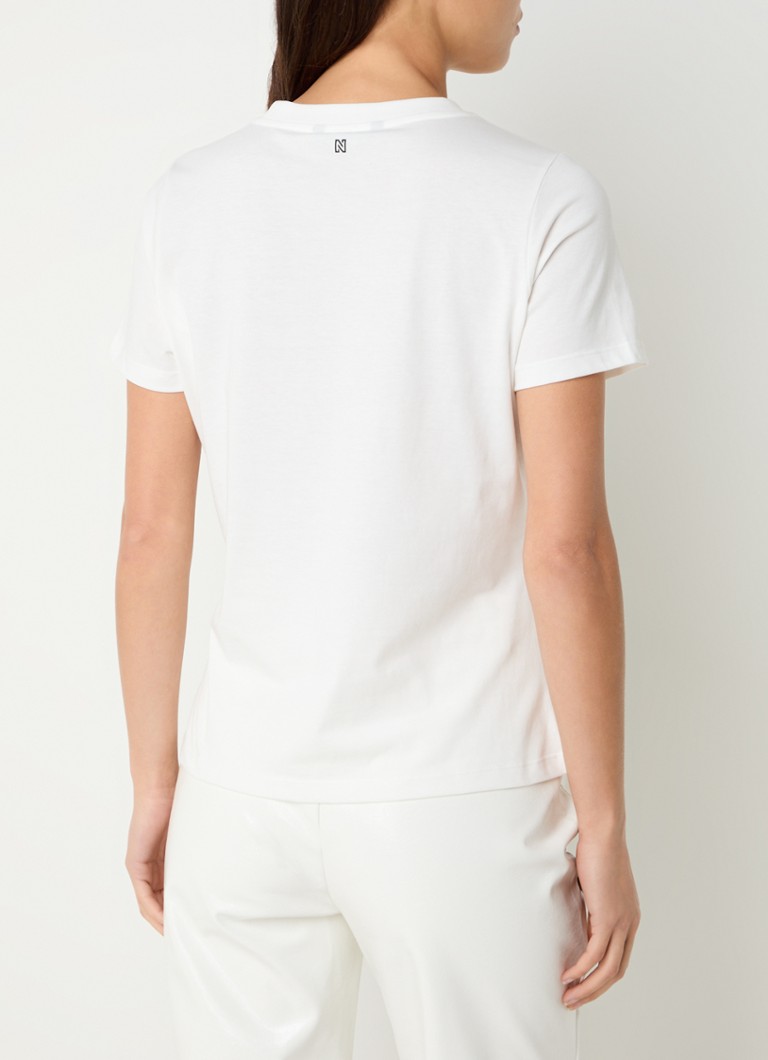 NIKKIE N Monogram T-shirt with logo print
