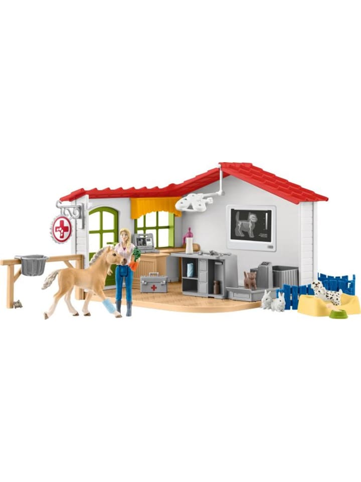 Schleich Farm World Tierarzt-Praxis mit Haustieren in Mehrfarbig ab 3 Jahre günstig kaufen onesize