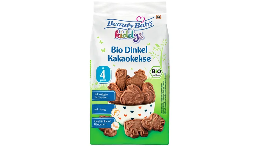 Beauty Baby Kiddys Bio Dinkel Kakaokekse 125 g