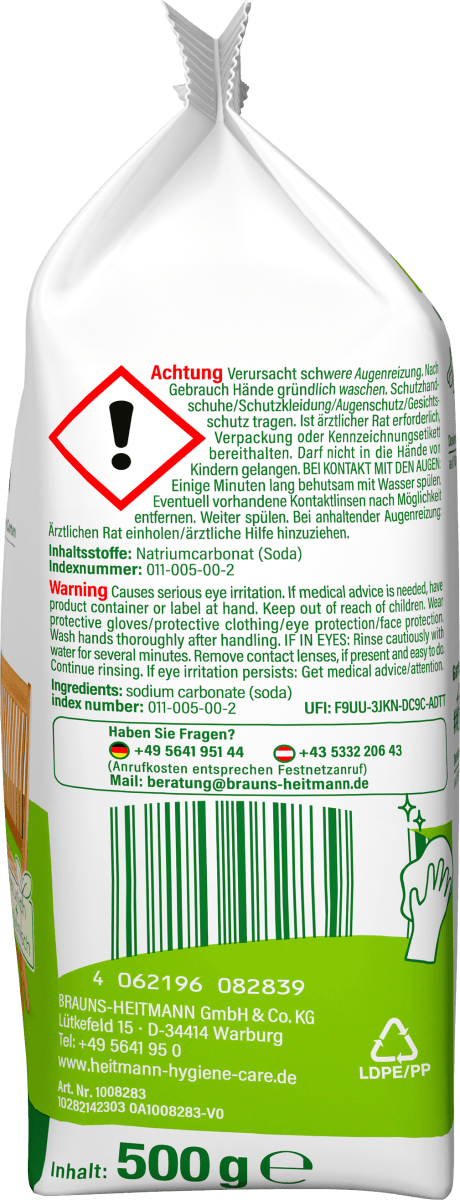 Reine Soda Pulver Multifunktional, 500 g