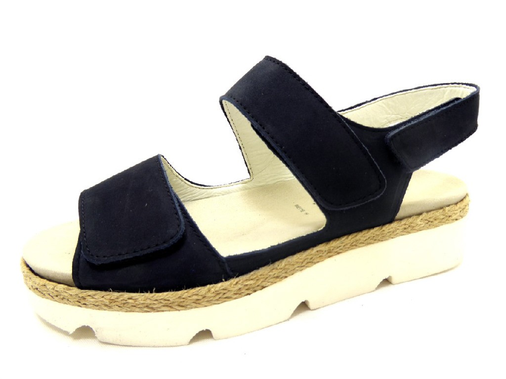 WALDLÄUFER Komfort Sandalen blau