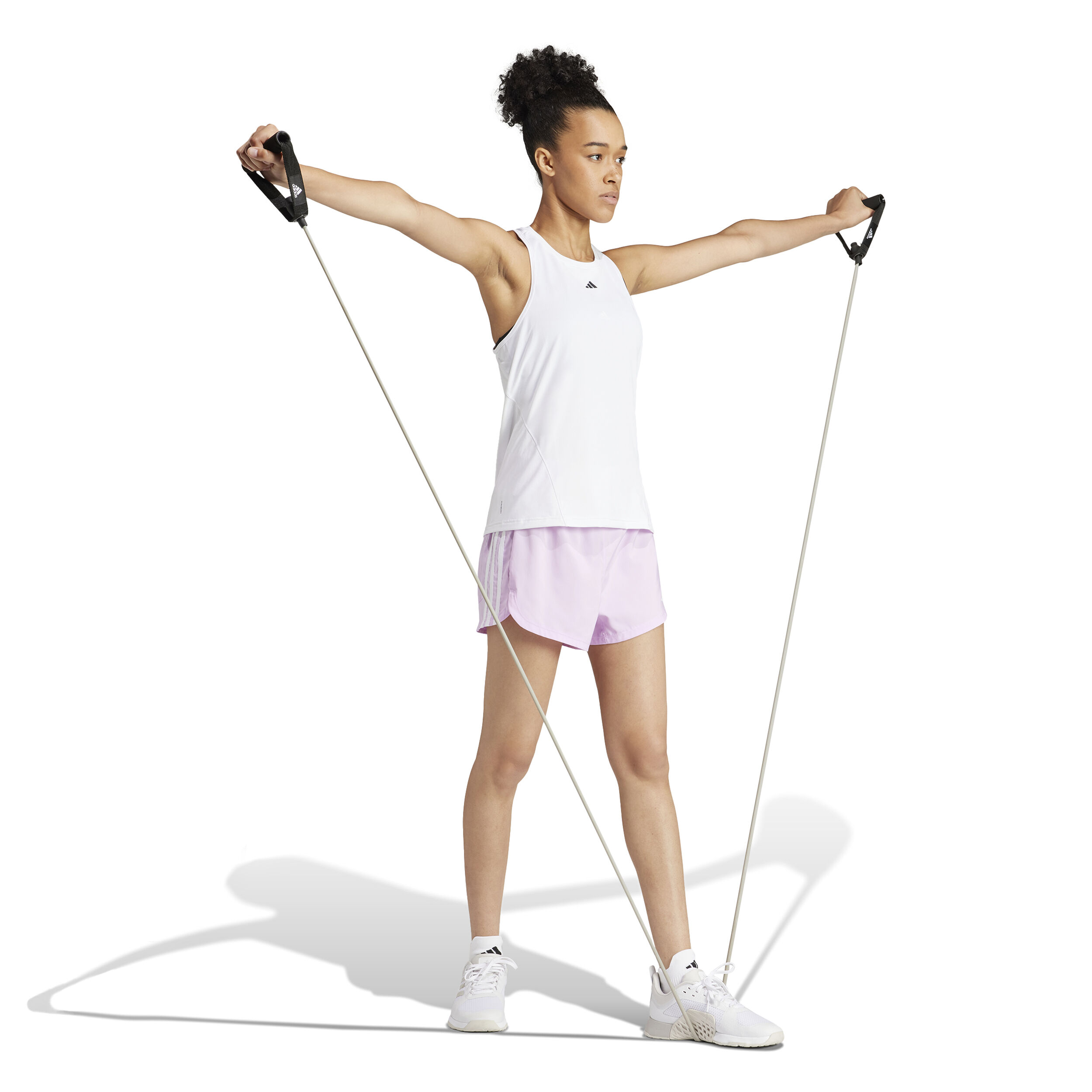 Pacer Woven High Shorts Damen - Rosa