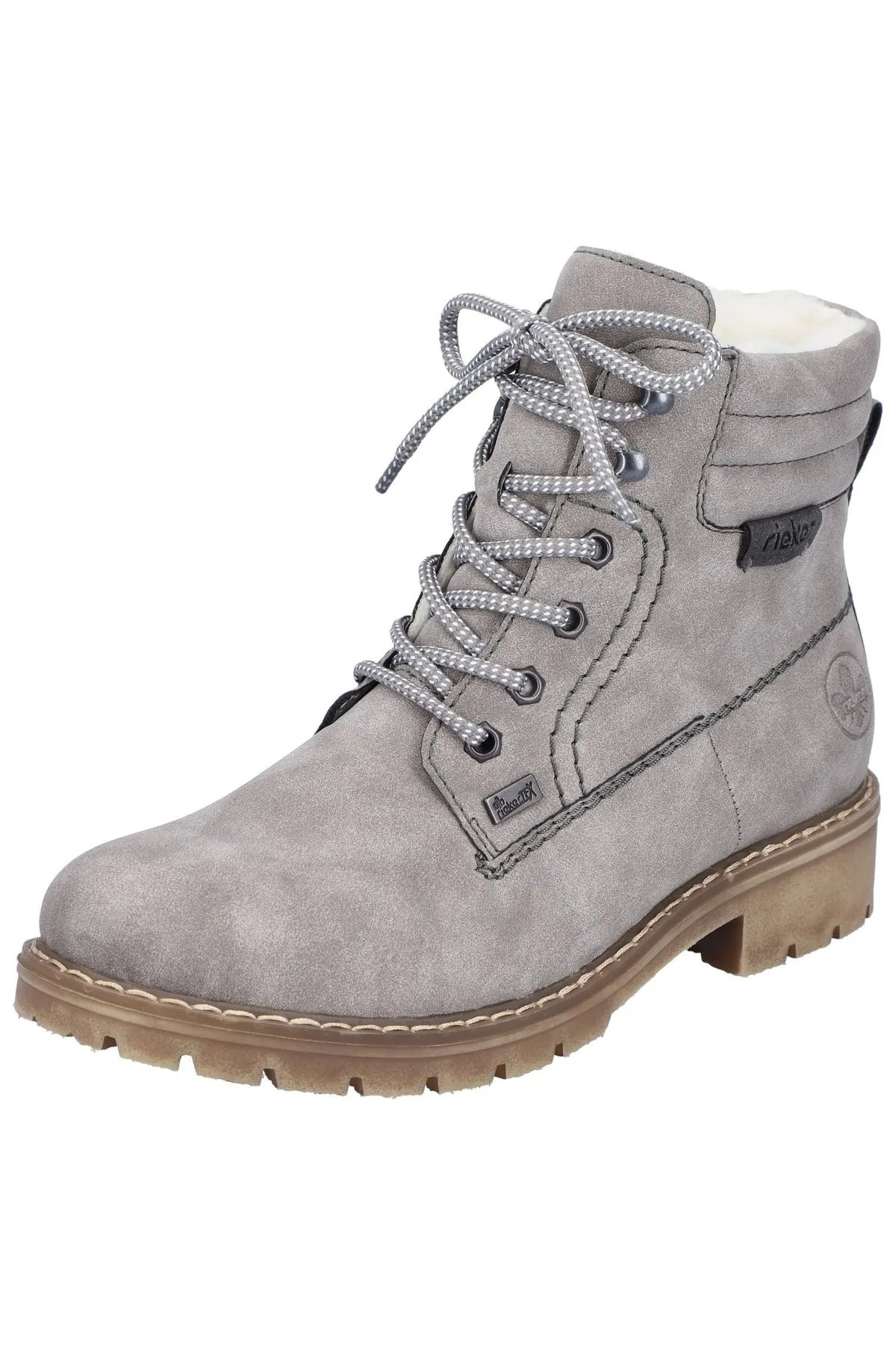 Rieker  Stiefelette - Grau - Blockabsatz