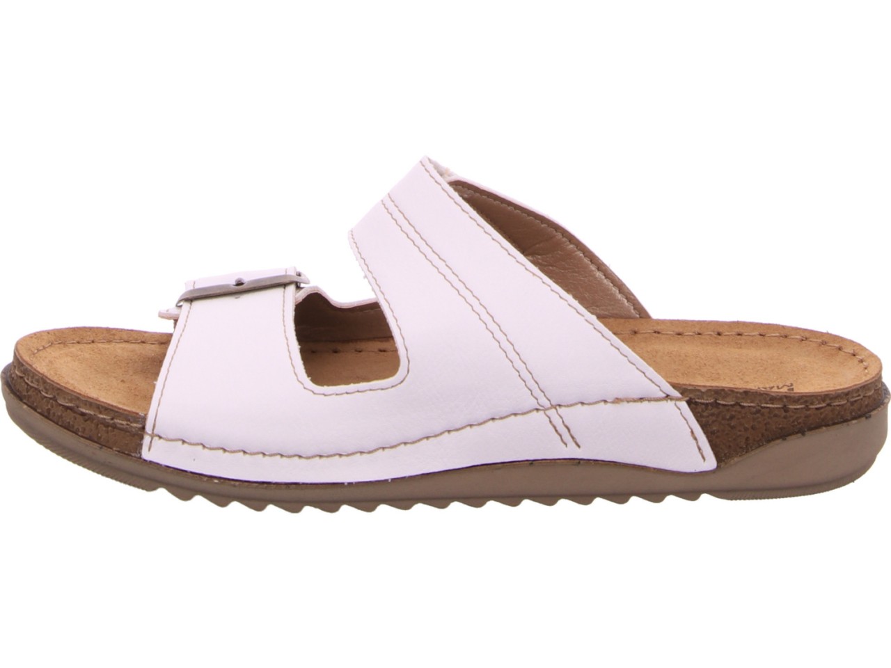 FISCHER MARKENSCHUH Sabots weiss Sarah
