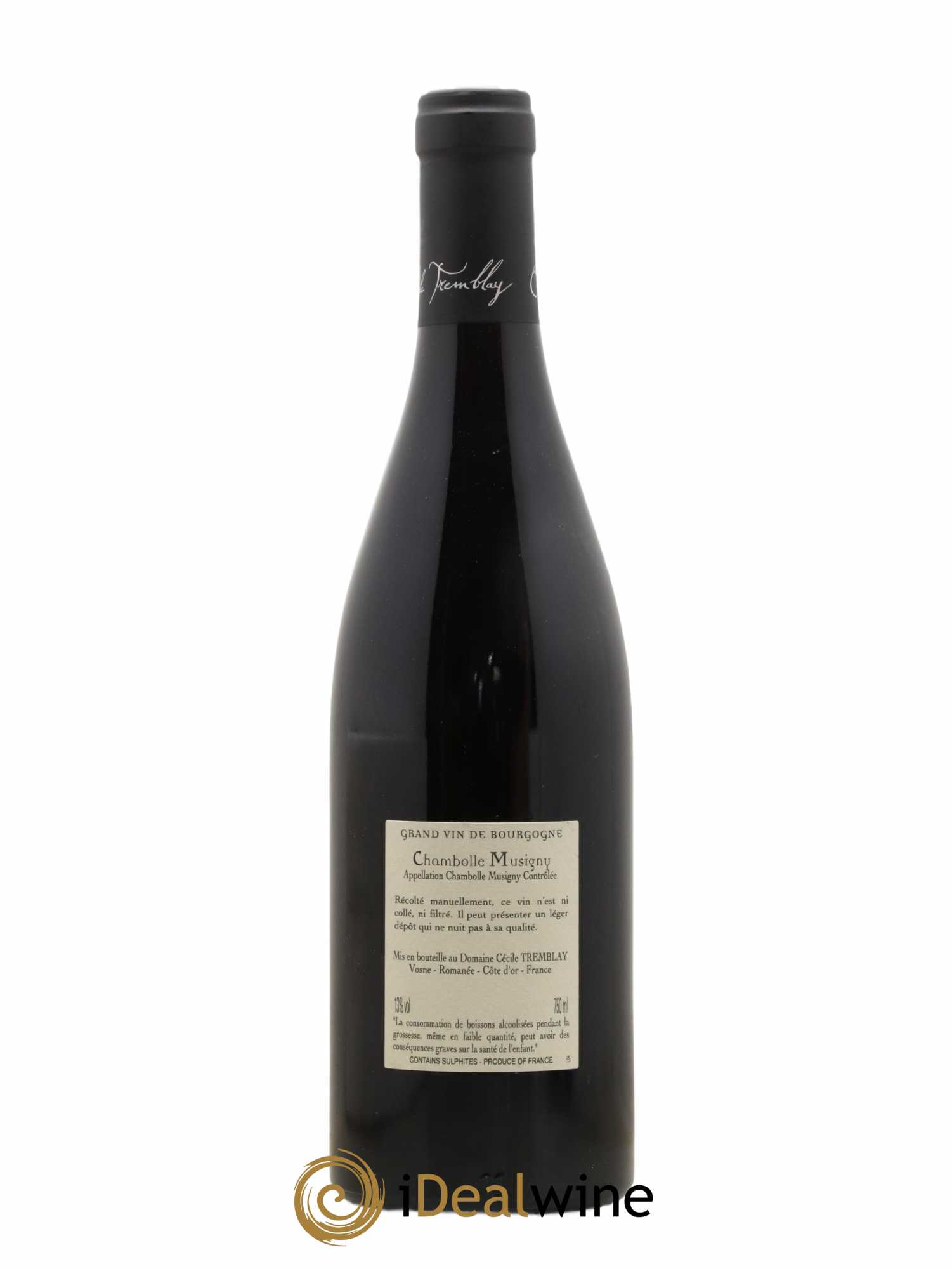 Chambolle-Musigny Les Cabottes Cécile Tremblay  2014 - Lot de 1 Bouteille