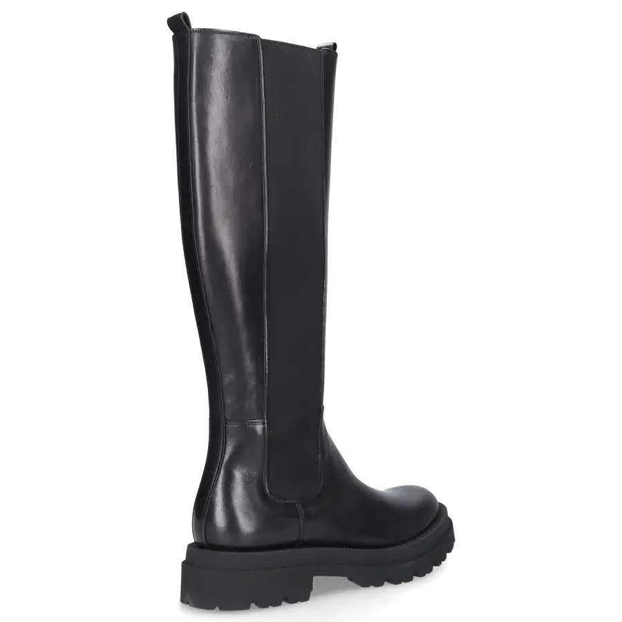 305 SOBE - Stiefel CROSBY Kalbsleder - schwarz
