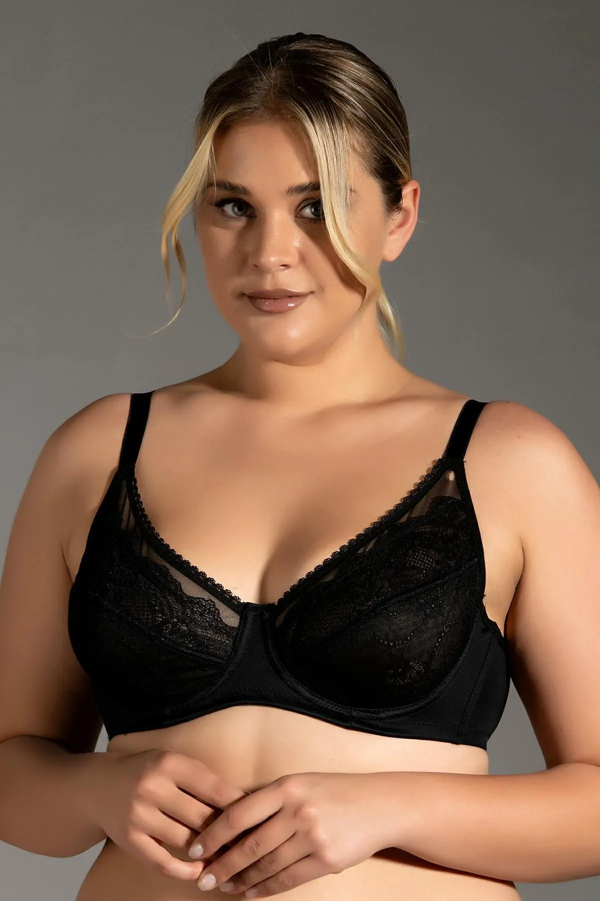C&City  Spitzen-Minimizer-BH C12301 Schwarz