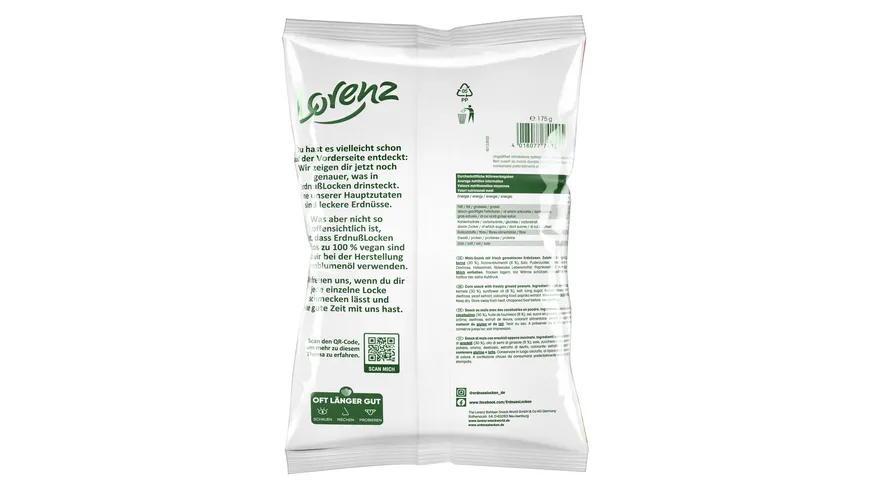 Lorenz Erdnuß Locken Jumbos 150 g