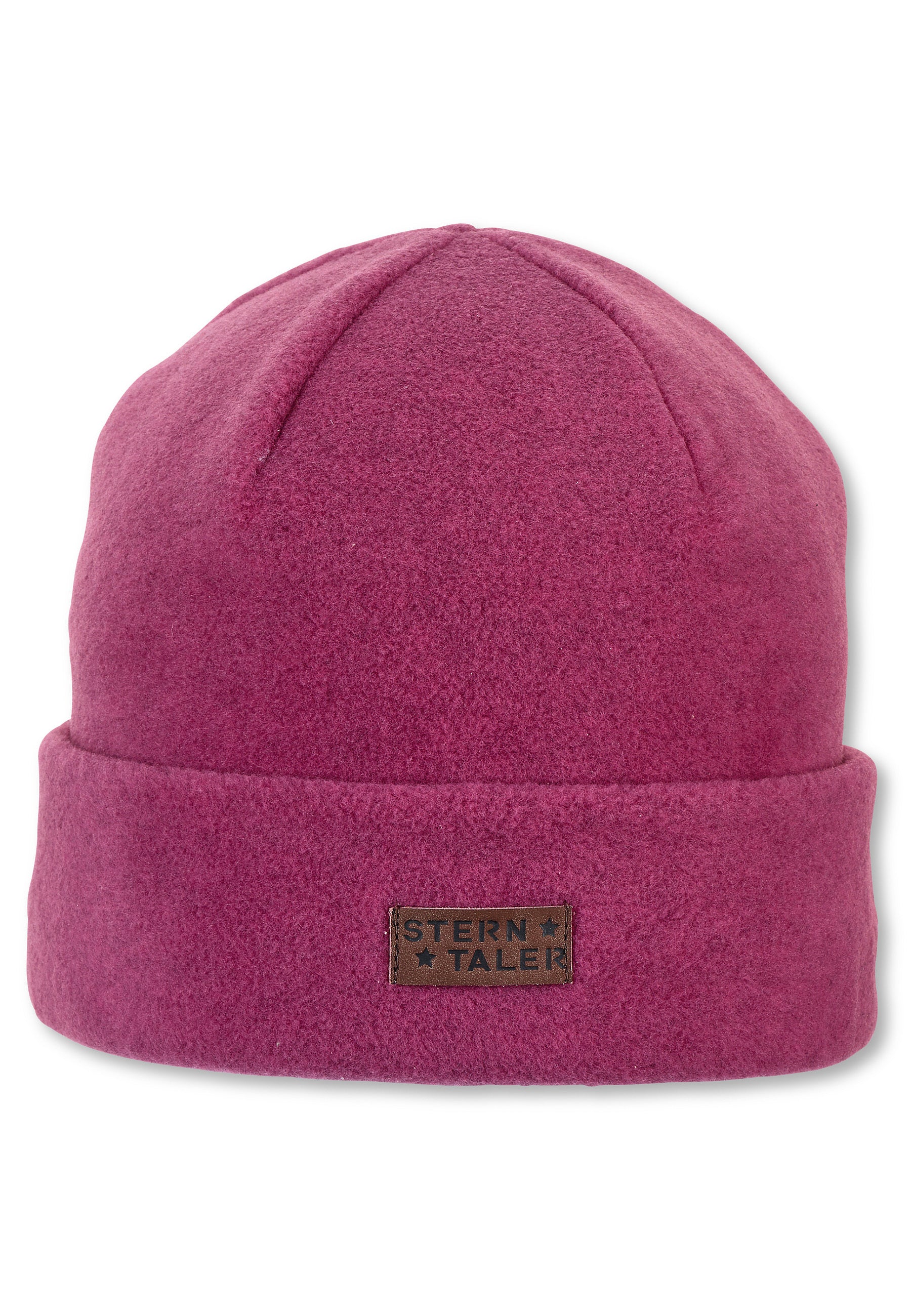 Beanie aus Microfleece mit Logo-Patch