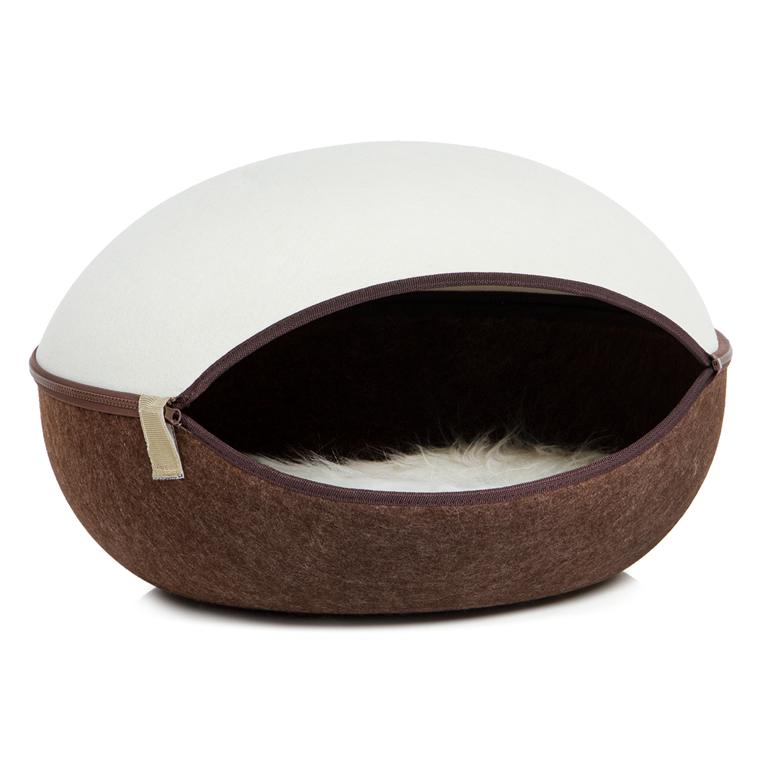 Canadian Cat Company Katzenbetten & Katzensofas Canadian Cat Company Filz Katzennest braun/ beige