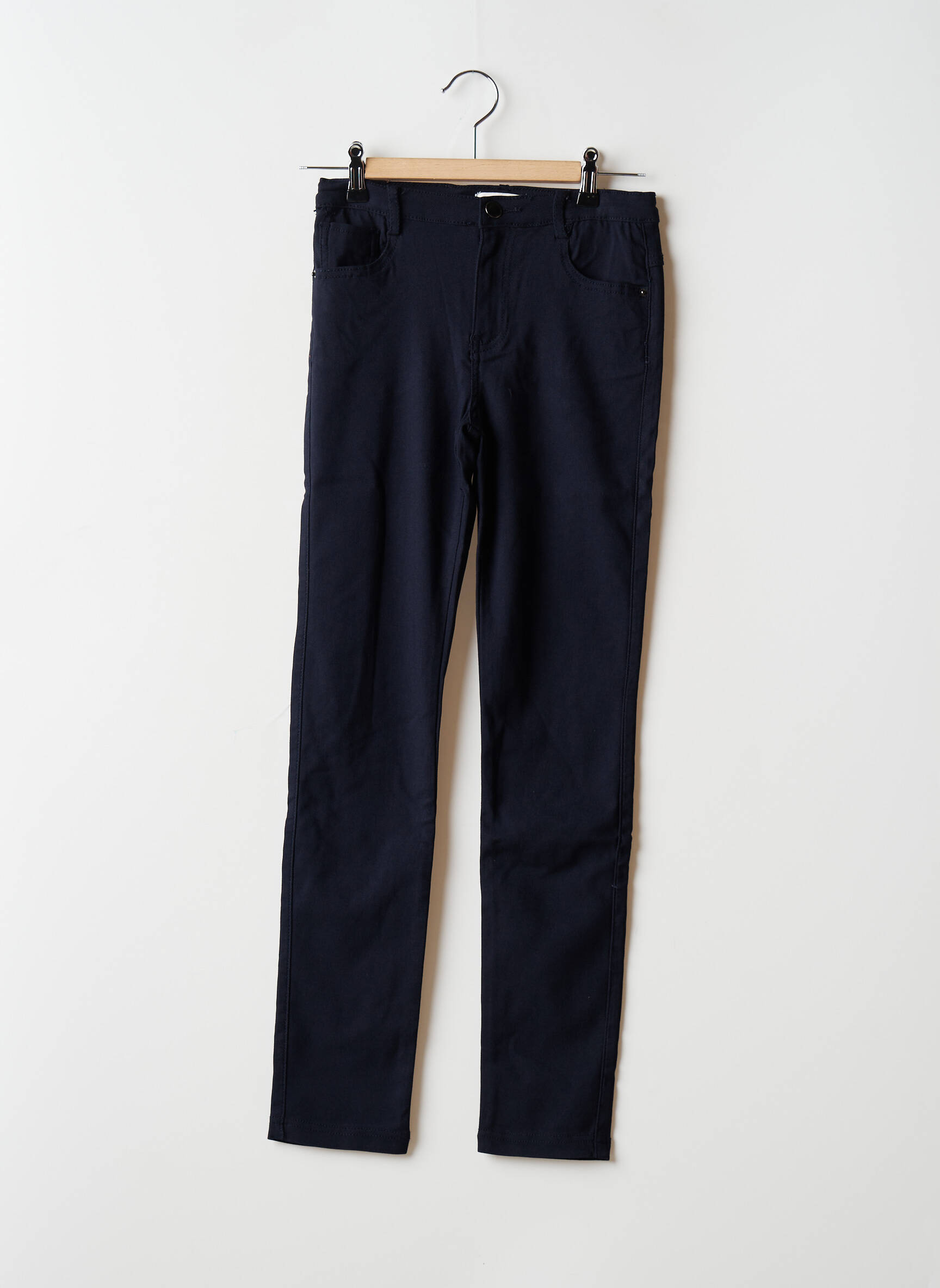 Mini Molly Pantalons Slim Fille couleur bleu