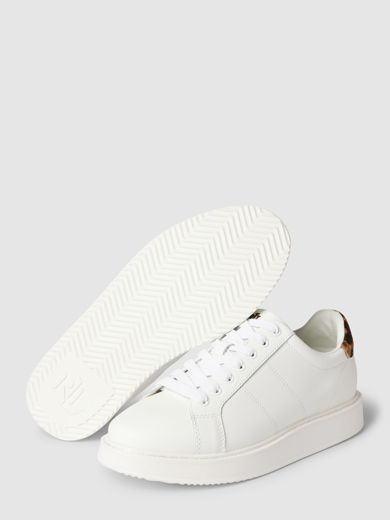 Sneaker mit Logo-Stitching Modell 'ANGELINE' in weiß
