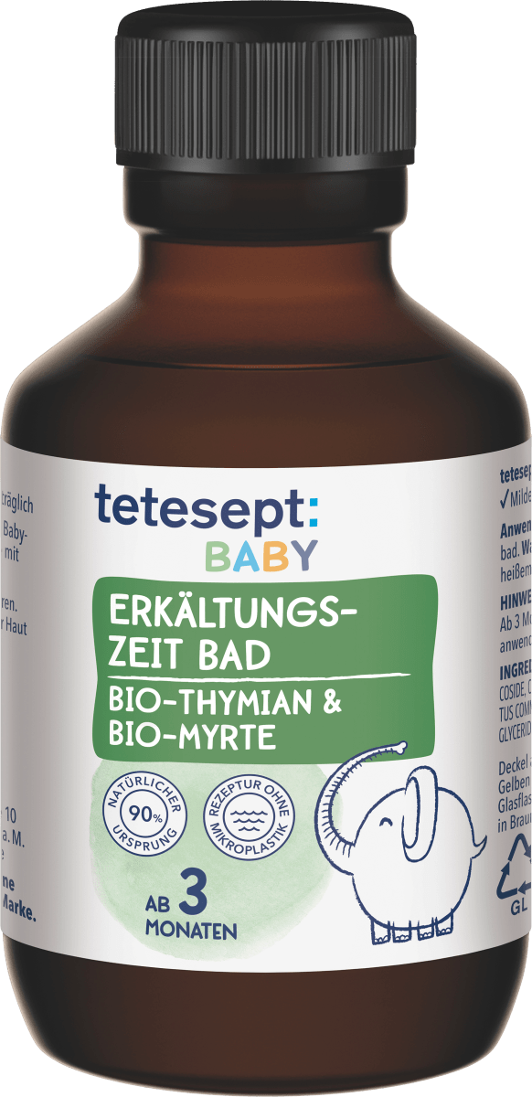 Baby Erkältungszeit Bad mit Thymian & Myrte, 100 ml