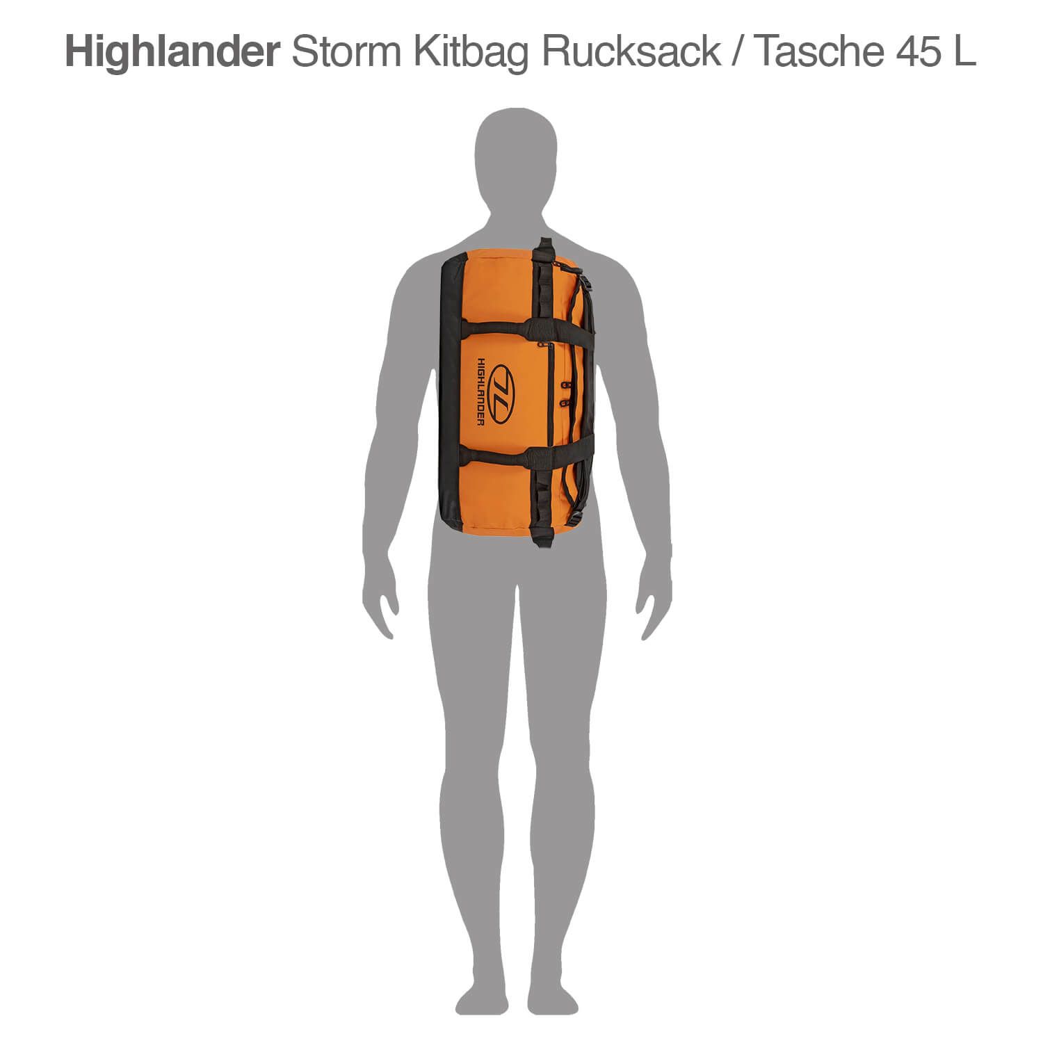 Storm Kitbag Rucksack / Tasche 45 Liter
