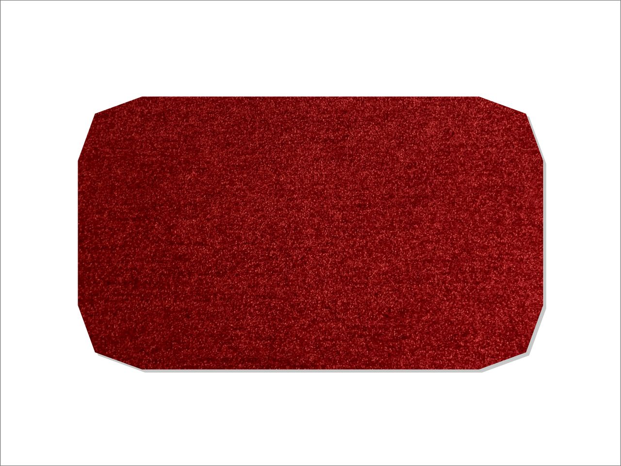 Keilbach Designprodukte Keilbach Schuhabstreifer, 145 x 85 cm, rot