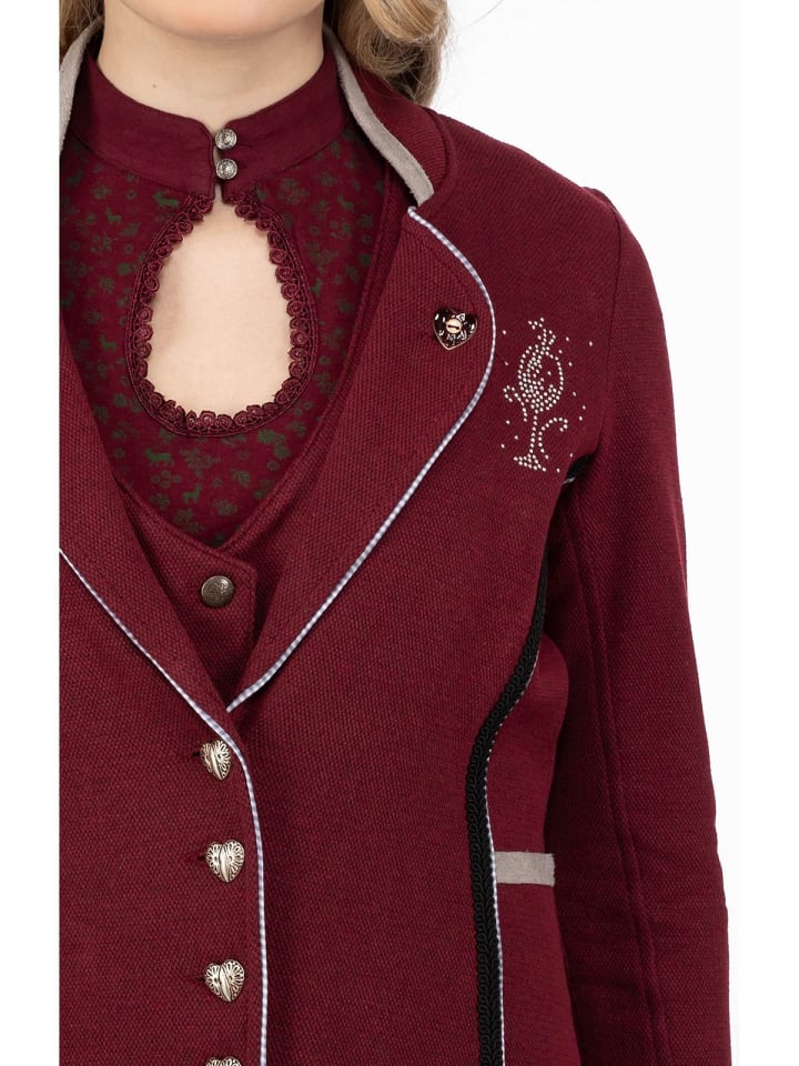 Hangowear Jacke QUIRINA in weinrot günstig kaufen