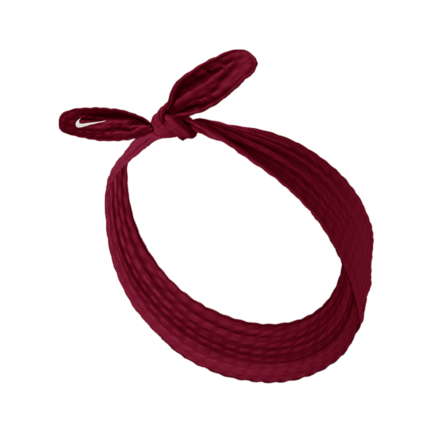 Nike Head Tie Skinny Haarband Rot Weiss F626
