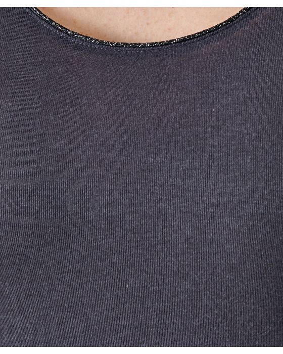 Tee-shirt manches courtes Thermolactyl Sensitive, biais fils brillants