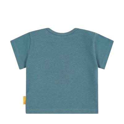 T-Shirt kurzarm, mittelblau