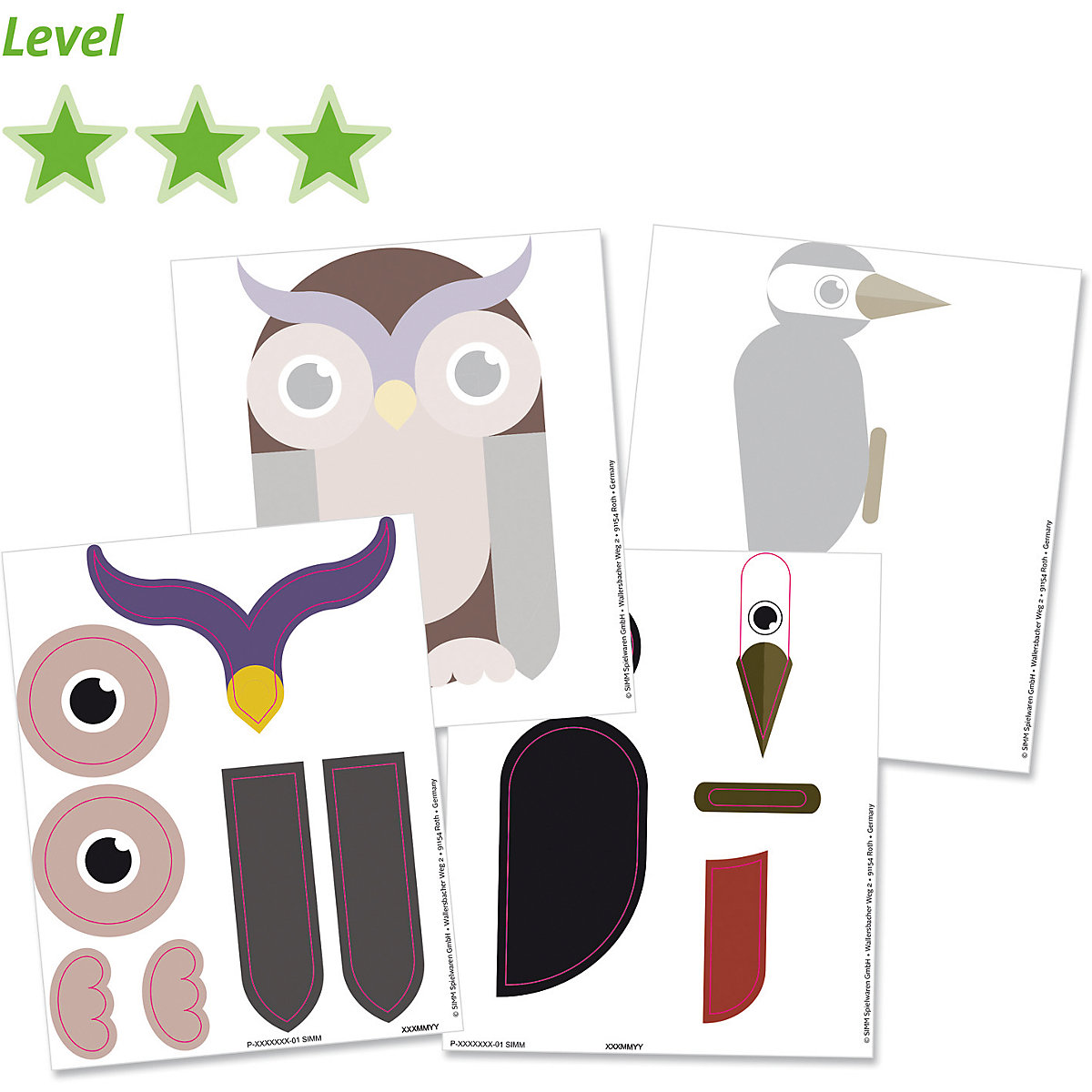 My First Kreativset Klebe mit mir Waldtiere