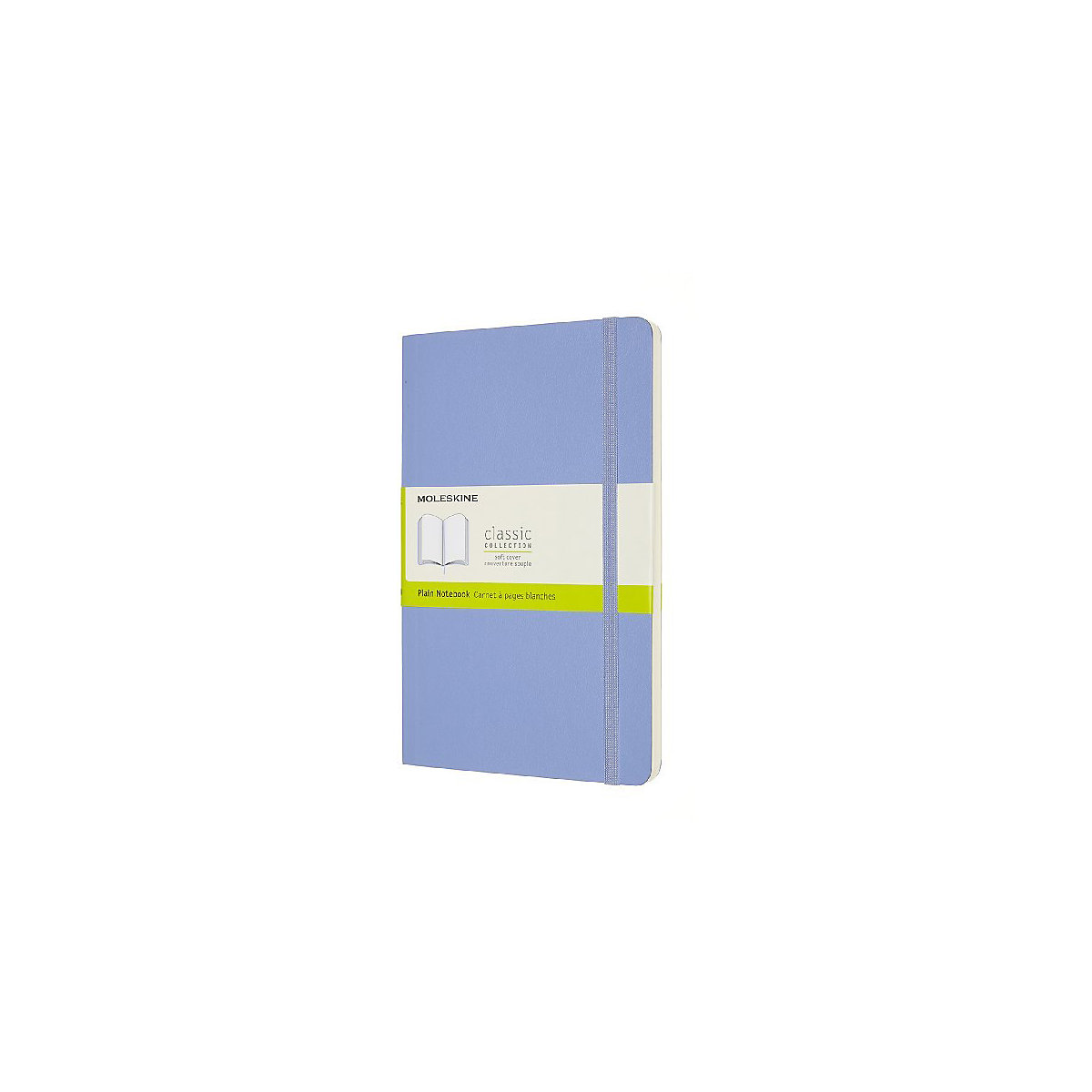 Moleskine Notizbuch Large/A5 Blanko, Hortensien Blau