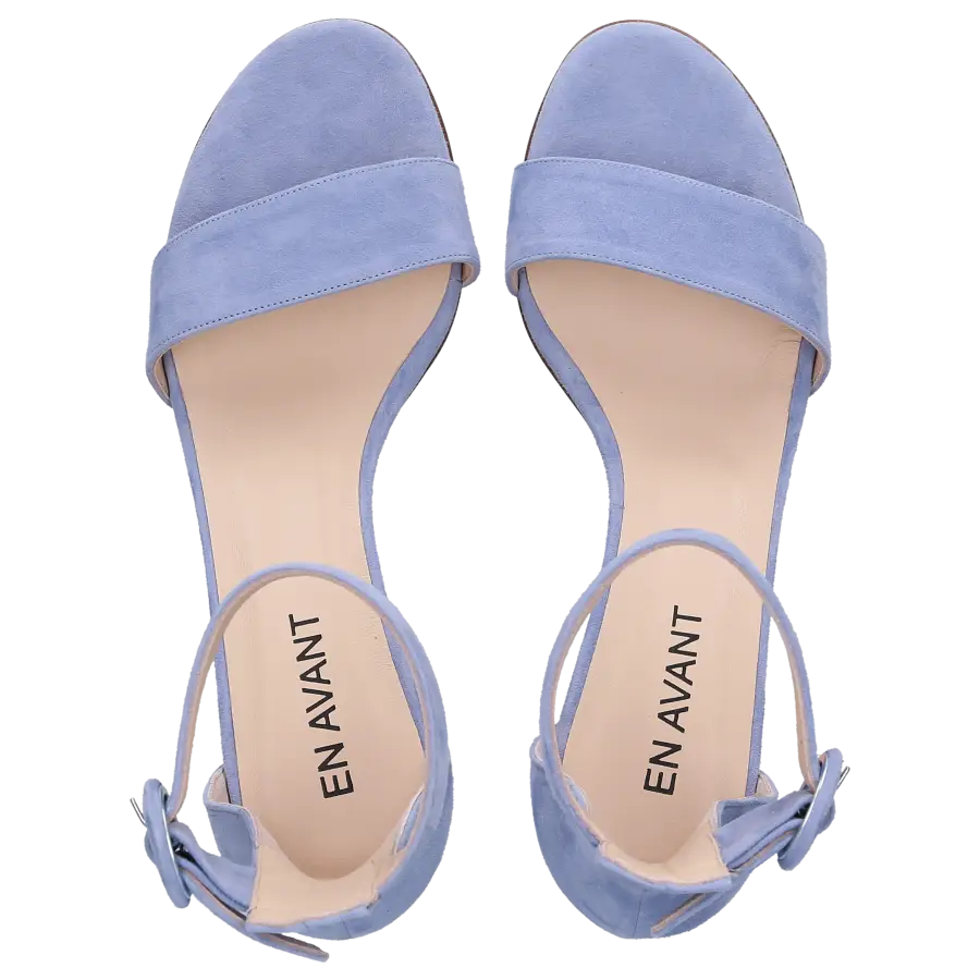 EN AVANT - Sandalen GR4 Veloursleder - blau