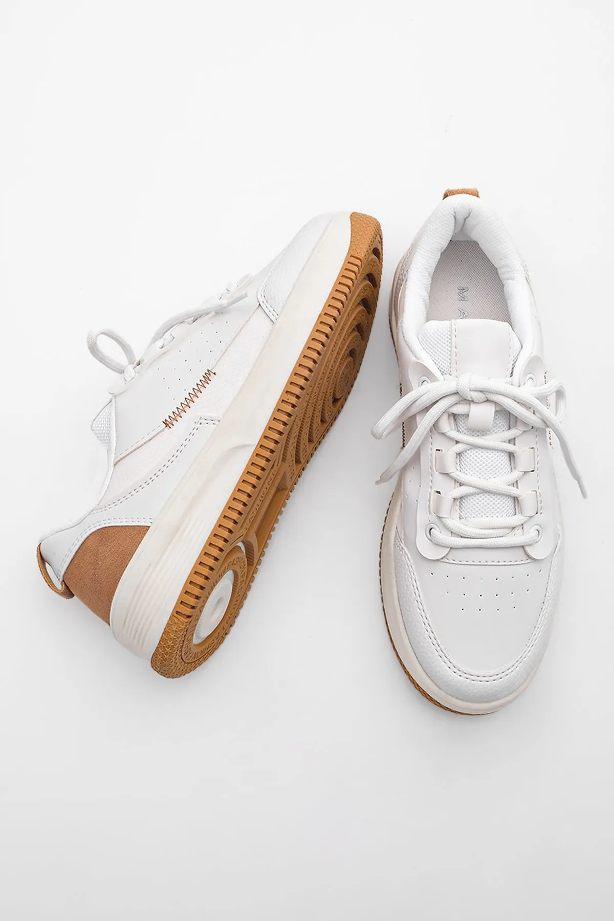 Marjin  Sneaker - Weiß - Flacher Absatz