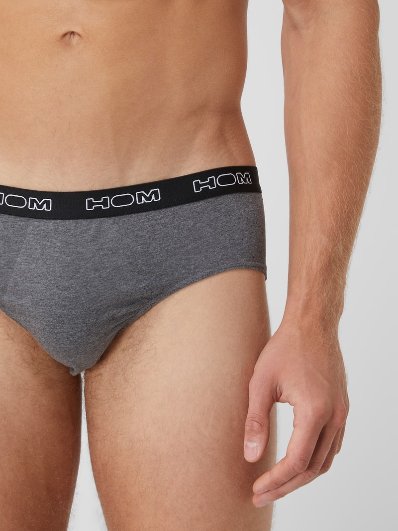 Slip im 3er-Pack Modell 'Boxerlines' in dunkelblau