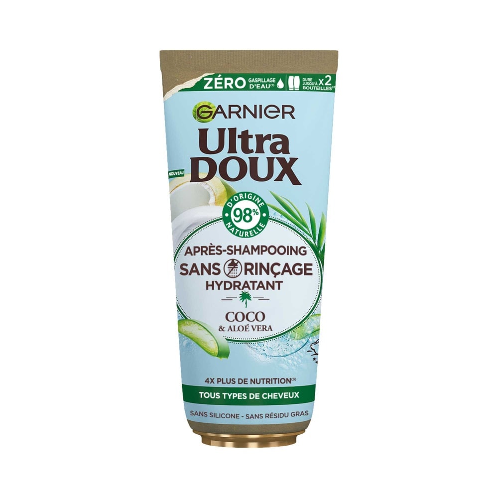 garnier Ultra Doux Eau de Coco et Aloe Vera Après-shampoing sans rinçage Coco Aloe Vera