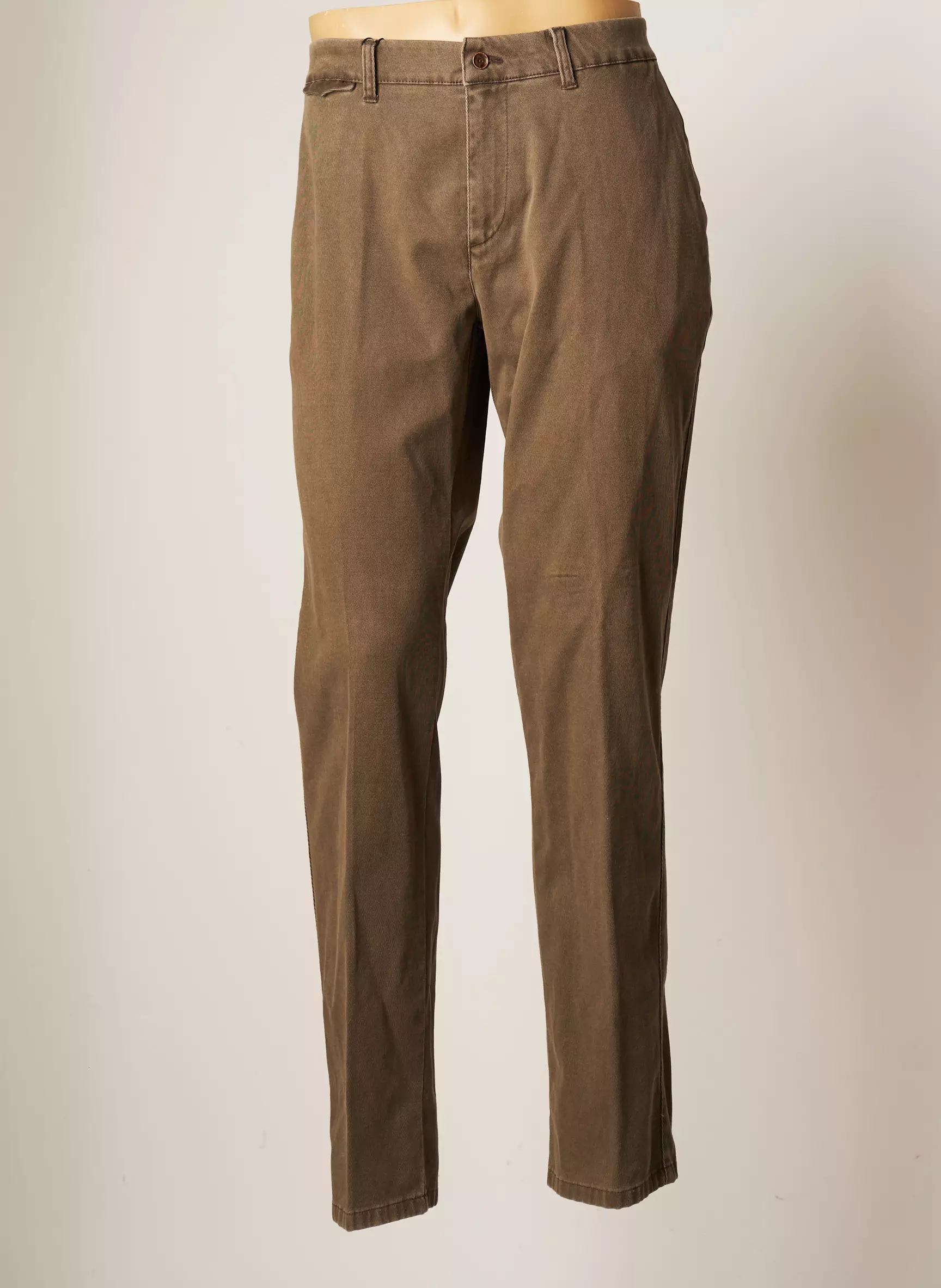 Lcdn Pantalons Chino Homme couleur marron