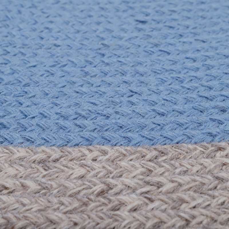 Tapis laine tressée 120cm NOLAN