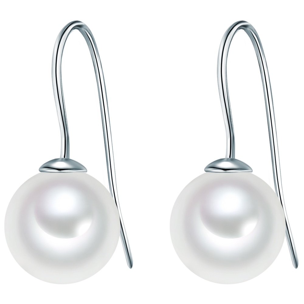 Rafaela Donata Boucles d'oreille en argent Argent sterling Perles organiques en Argent Boucles d'oreilles