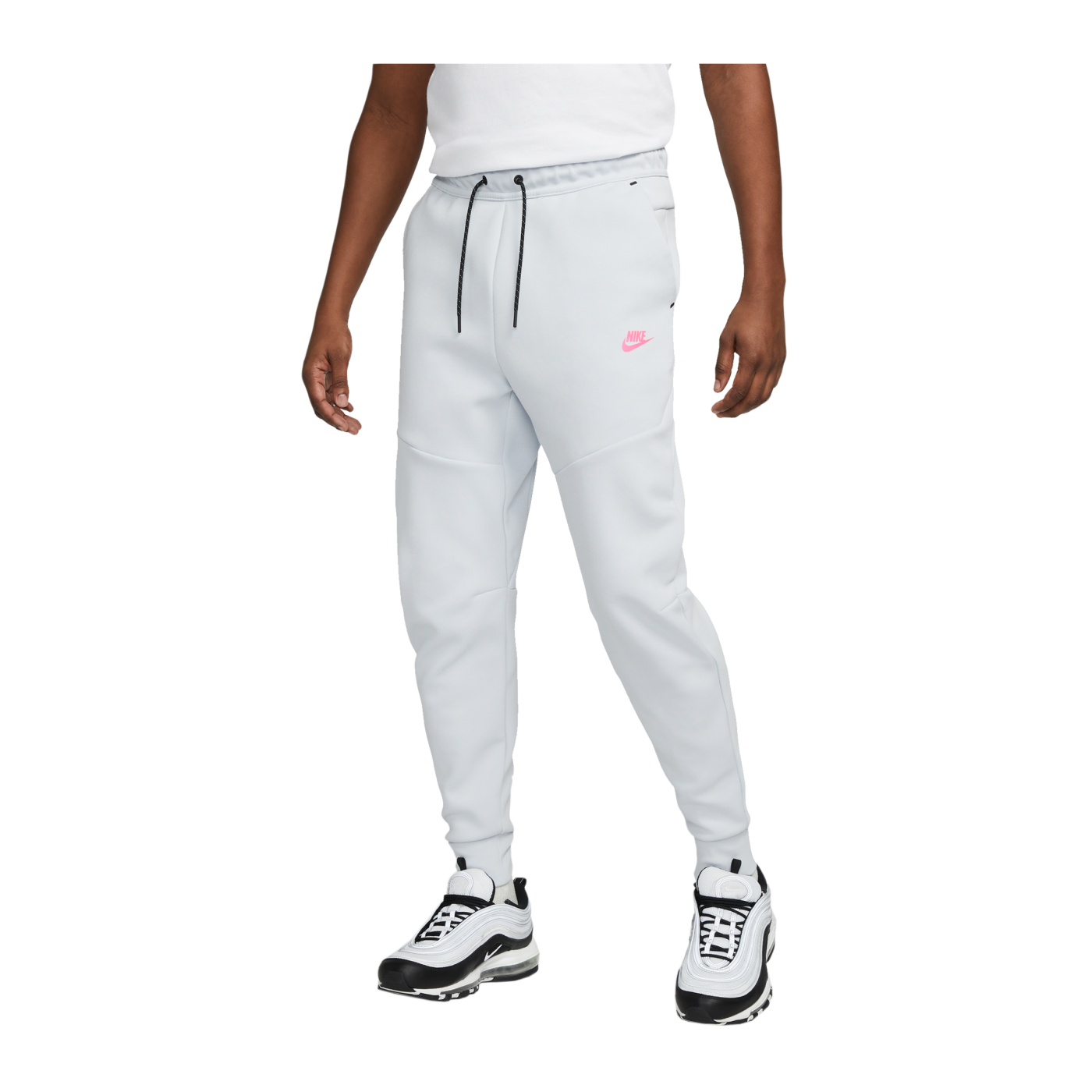 Nike Tech Fleece Jogginghose Weiss Pink F043
