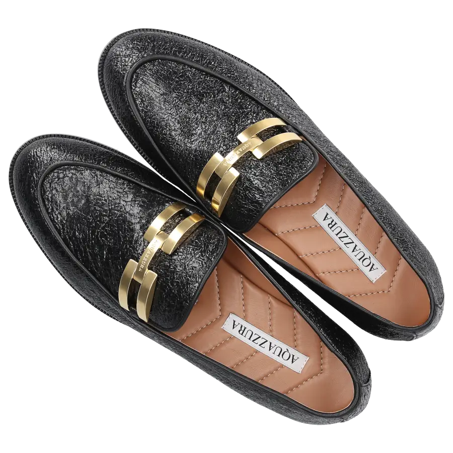 Aquazzura - Loafer BRANDI Nappaleder - schwarz